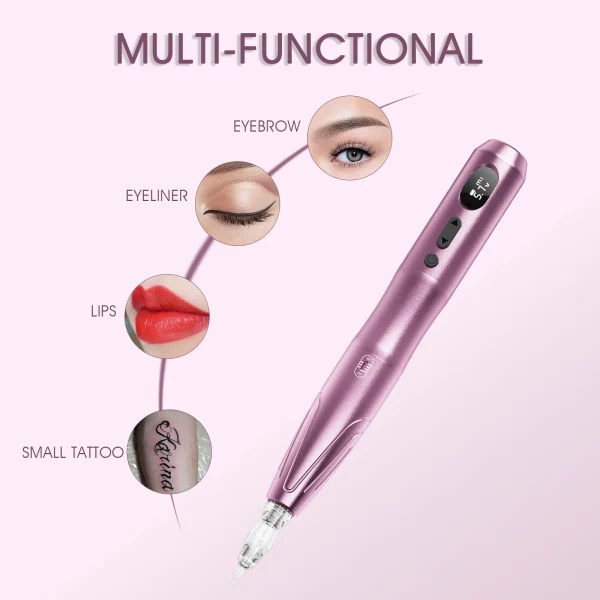 Biomaser Wireless Permanent Makeup Machine Eyebrow Tattoo Machine Cordless Digital Pen For Microblading Eyeliner Lip Tattoos - AliExpress 66 - Image 3