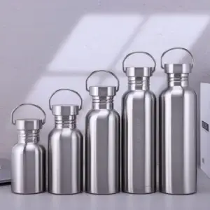 500/750/1000ml Stainless Steel Water Bottle Single Wall Large Capacity Big Mouth Vacuum Flasks with Lid Cycling Drinkware Sports - AliExpress 15