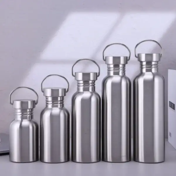 500/750/1000ml Stainless Steel Water Bottle Single Wall Large Capacity Big Mouth Vacuum Flasks with Lid Cycling Drinkware Sports - AliExpress 15
