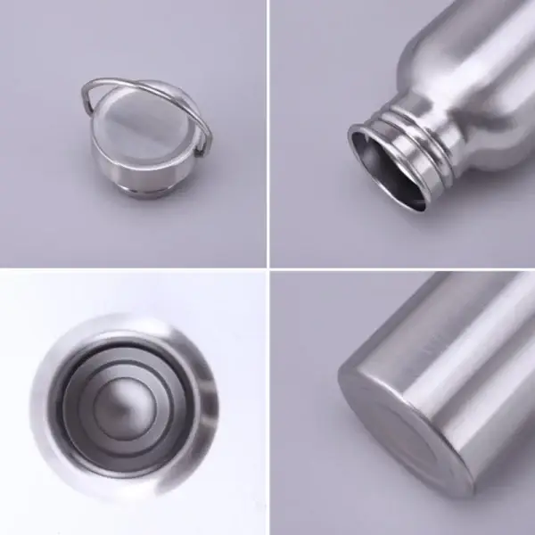 500/750/1000ml Stainless Steel Water Bottle Single Wall Large Capacity Big Mouth Vacuum Flasks with Lid Cycling Drinkware Sports - AliExpress 15 - Image 3