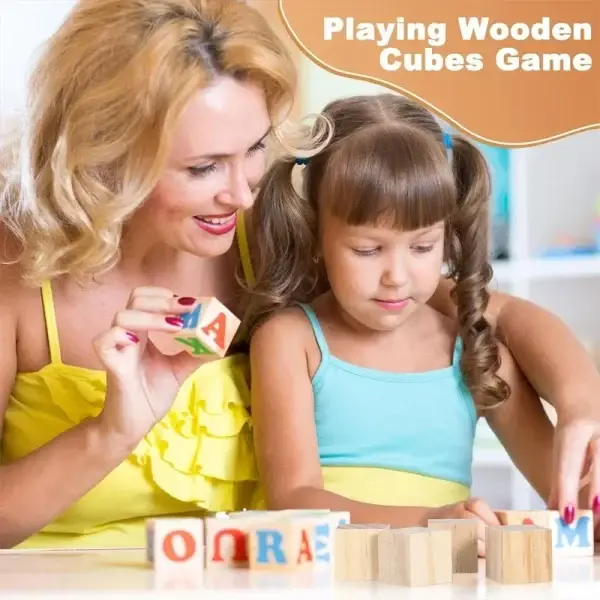Unfinished Wood Blocks for Crafts, 1-5cm Natural Solid Blank Wooden Cubes Block Bulk for Craft DIY Project Painting Baby Shower - AliExpress 15 - Image 7