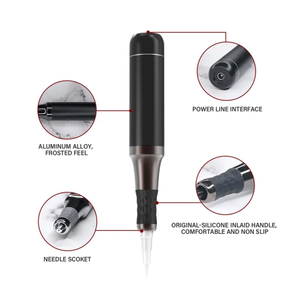 PMU Tattoo Machine Professional Permanent Makeup Machine Tattoo Gun Kit Tattoo Supplies for Eyebrows Eyeliners Lip Tattoo Pen - AliExpress 66 - Image 6