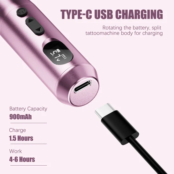 Biomaser Wireless Permanent Makeup Machine Eyebrow Tattoo Machine Cordless Digital Pen For Microblading Eyeliner Lip Tattoos - AliExpress 66 - Image 5