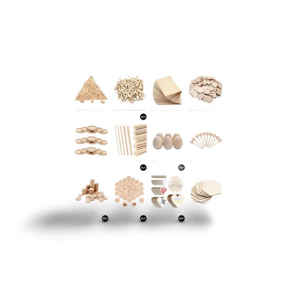 Unfinished Wood Blocks for Crafts, 1-5cm Natural Solid Blank Wooden Cubes Block Bulk for Craft DIY Project Painting Baby Shower - AliExpress 15 - Image 25